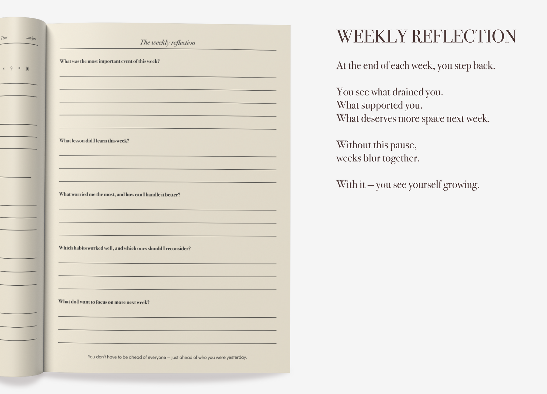 Journal interior image