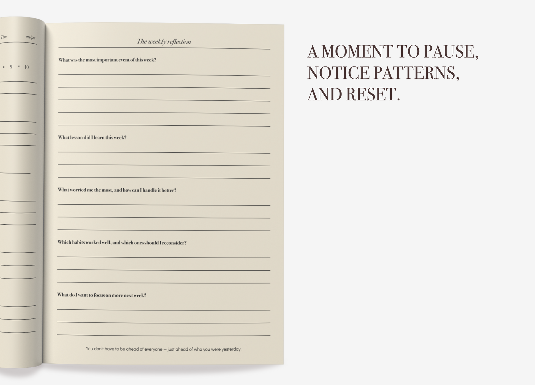 Journal interior image