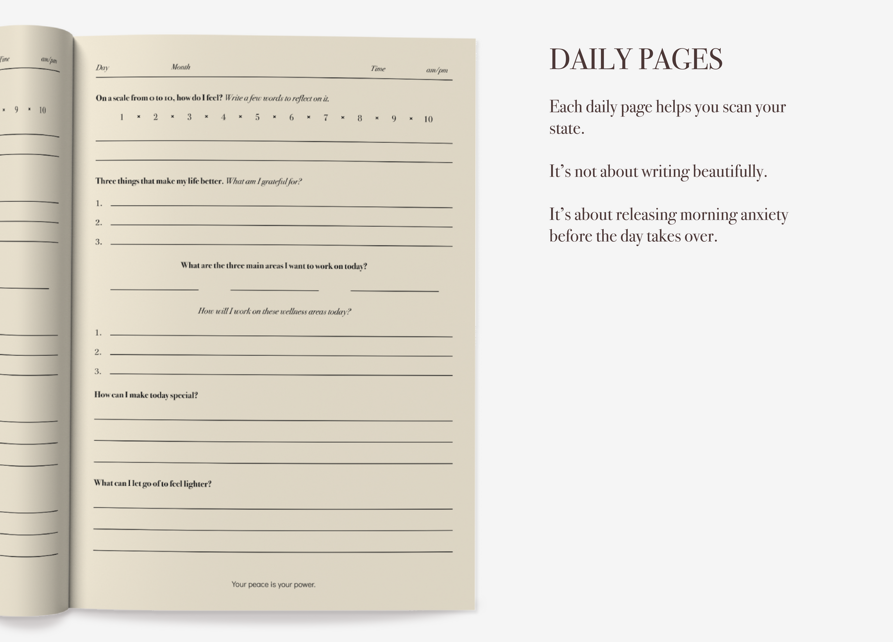 ORA journal interior