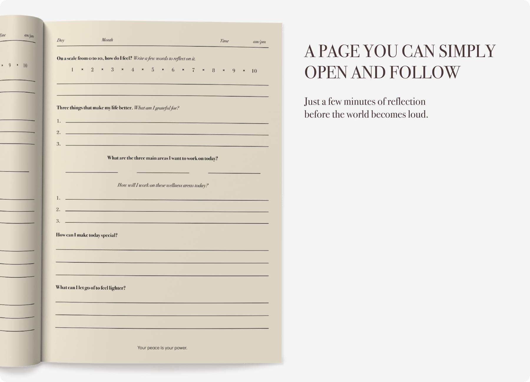 ORA journal interior